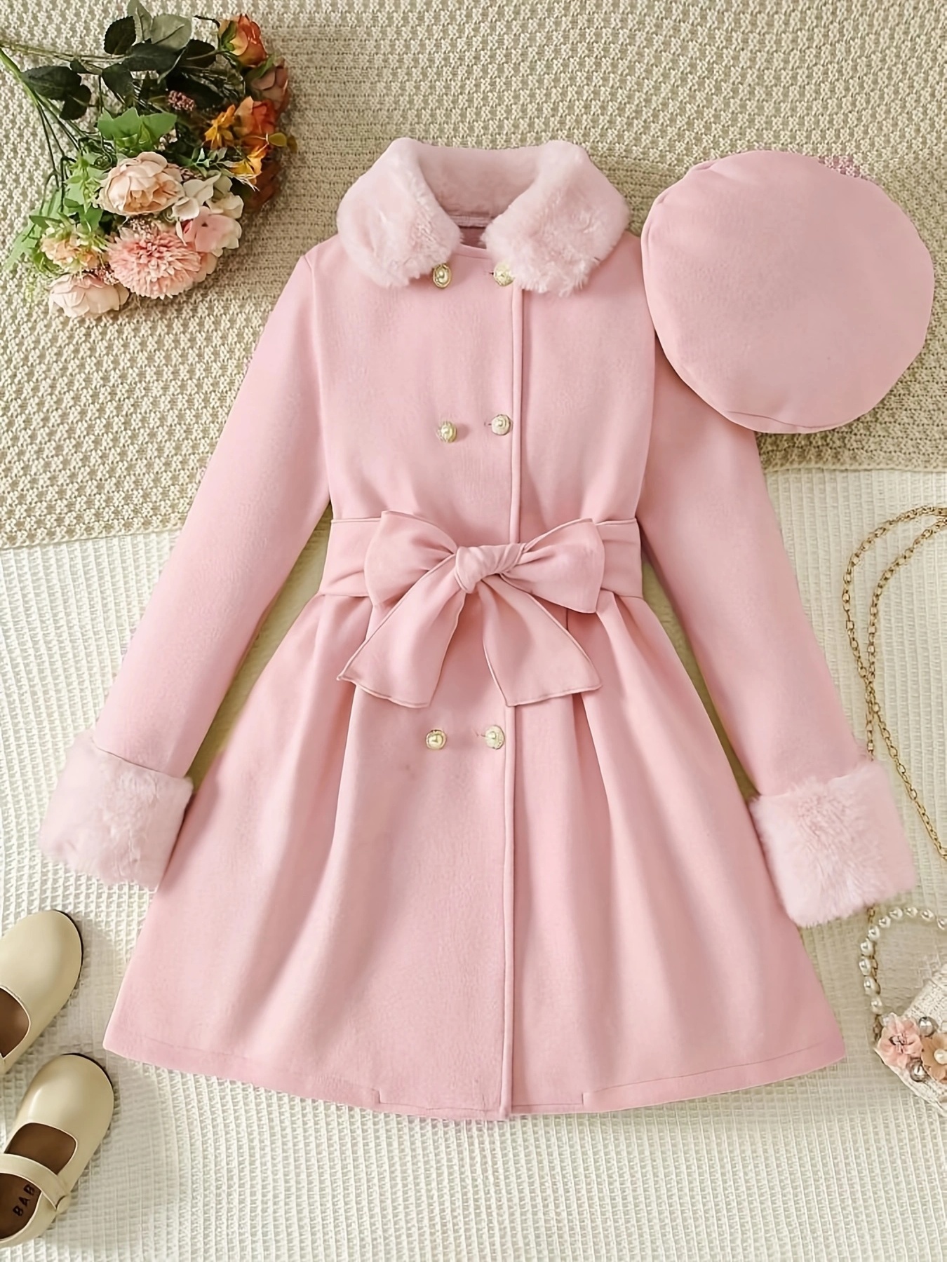 girls dress coats sold on Temu United States