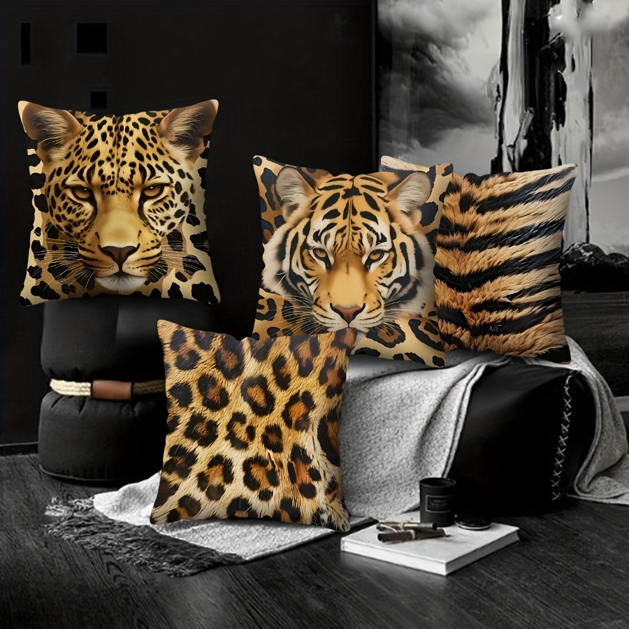 Pillow Cases Animal Print Pillow Covers Contemporary Animal Print