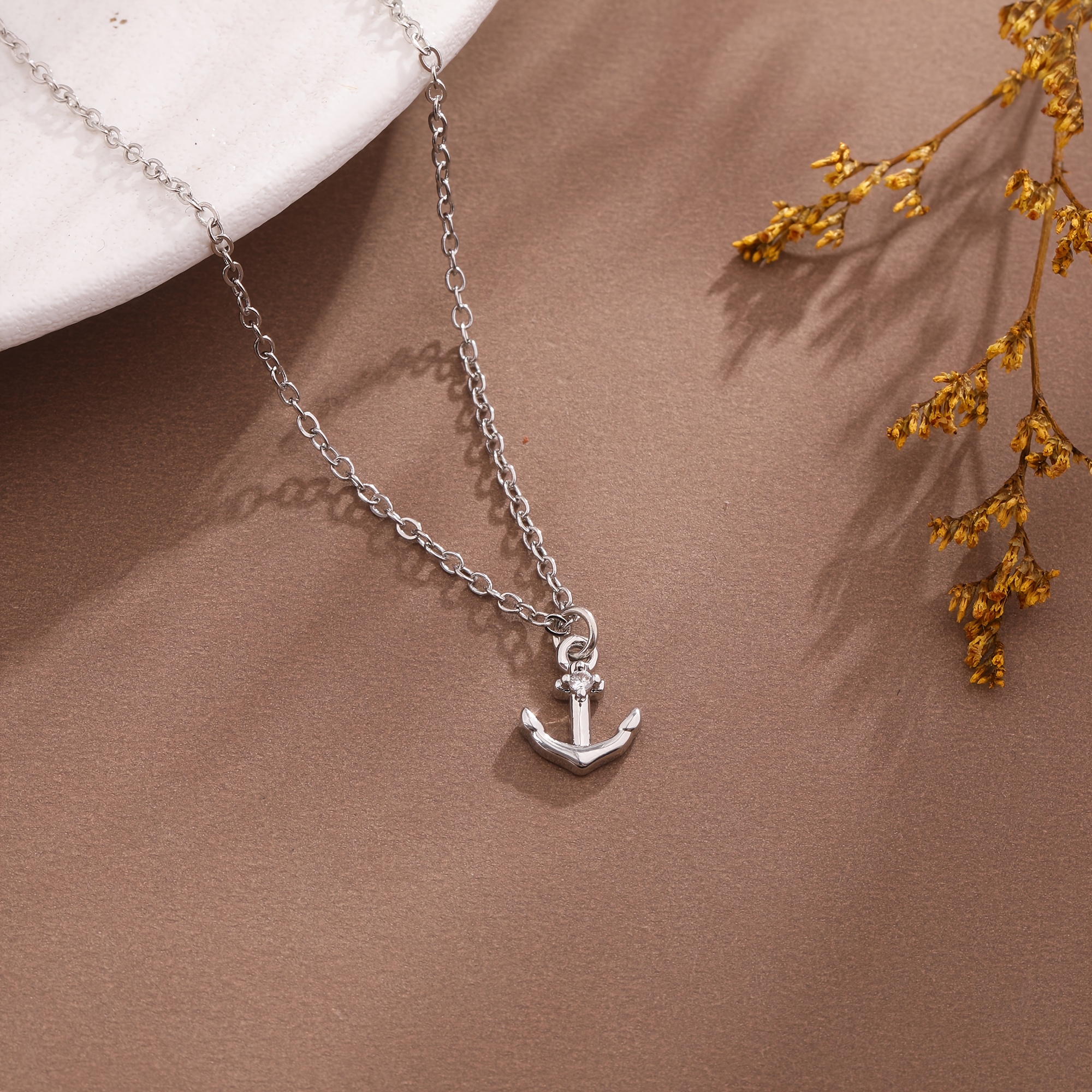 TEMU 1pc, European And , Anti-rust Copper Inlaid With Synthetic Zirconia - (valentine's Day Fashion), Exquisite Hand-inlaid Synthetic Zirconia -