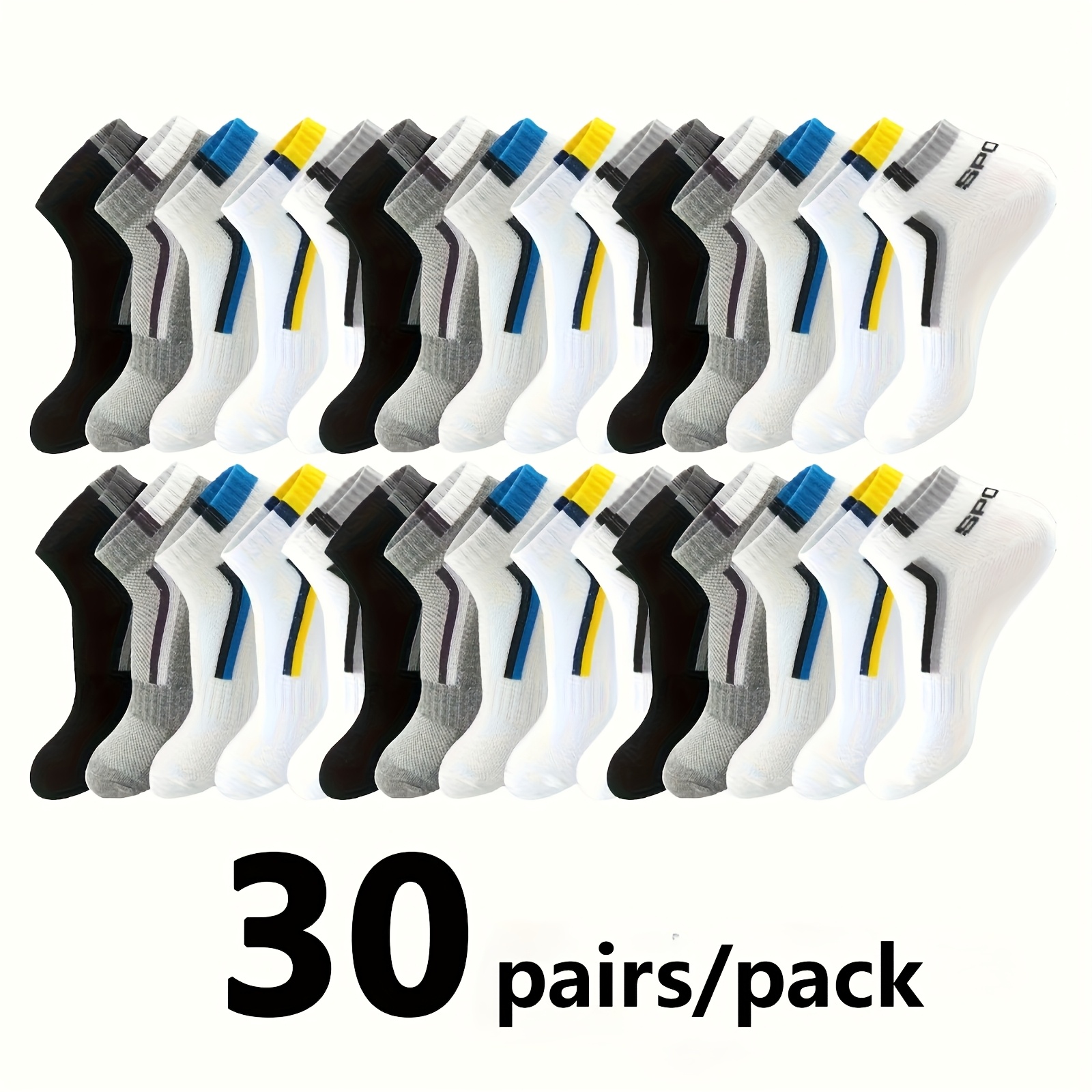 Men'S Socks for Spring And Summer, Breathable Ankle Sports Socks, Mesh Casual Thin Short Socks, Comfortable And Moisture-Wicking, Sweat-Resistant