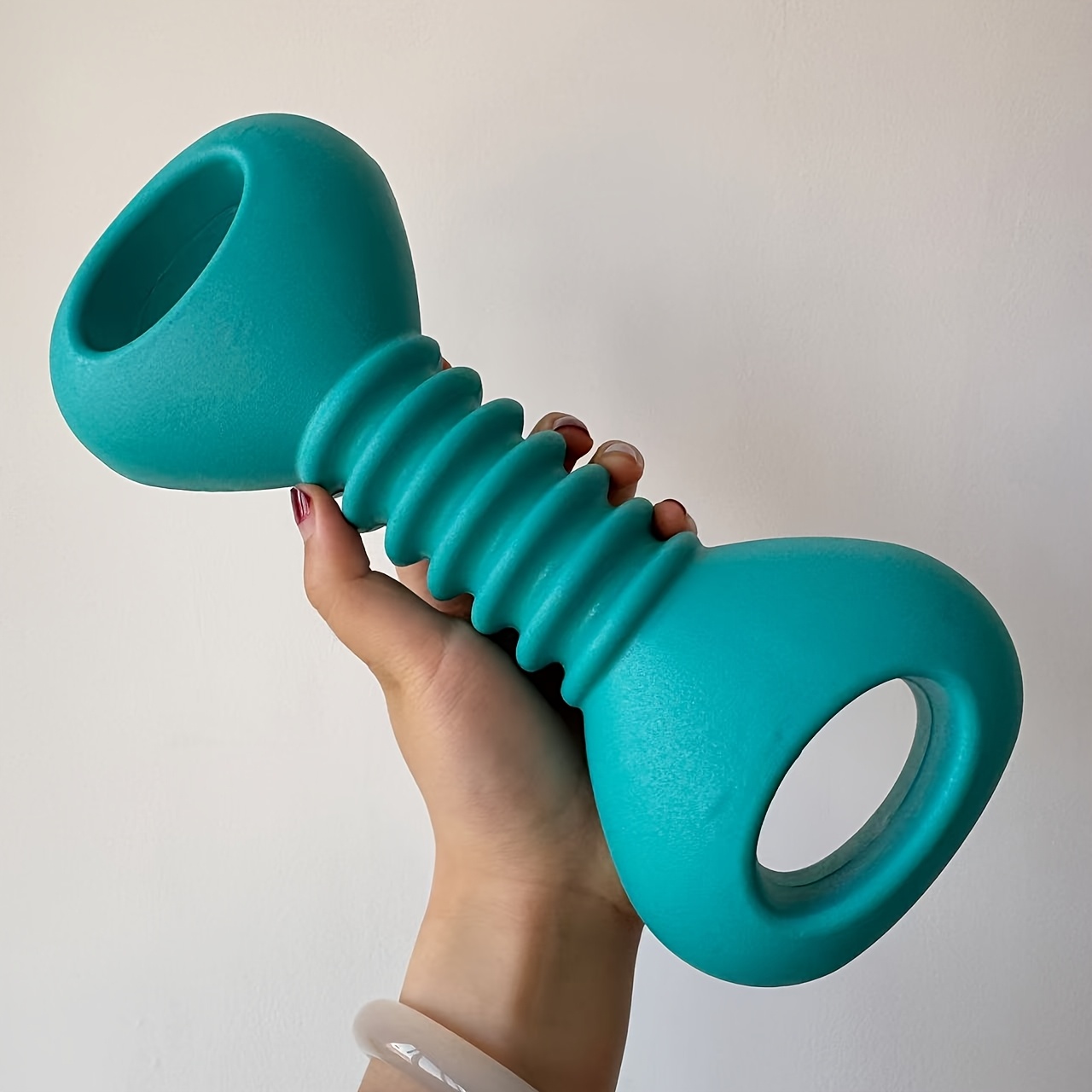 large bone shaped dog toy with   durable thermoplastic rubber     large breeds and   puppies large dog toy   dog toy durable dog toy