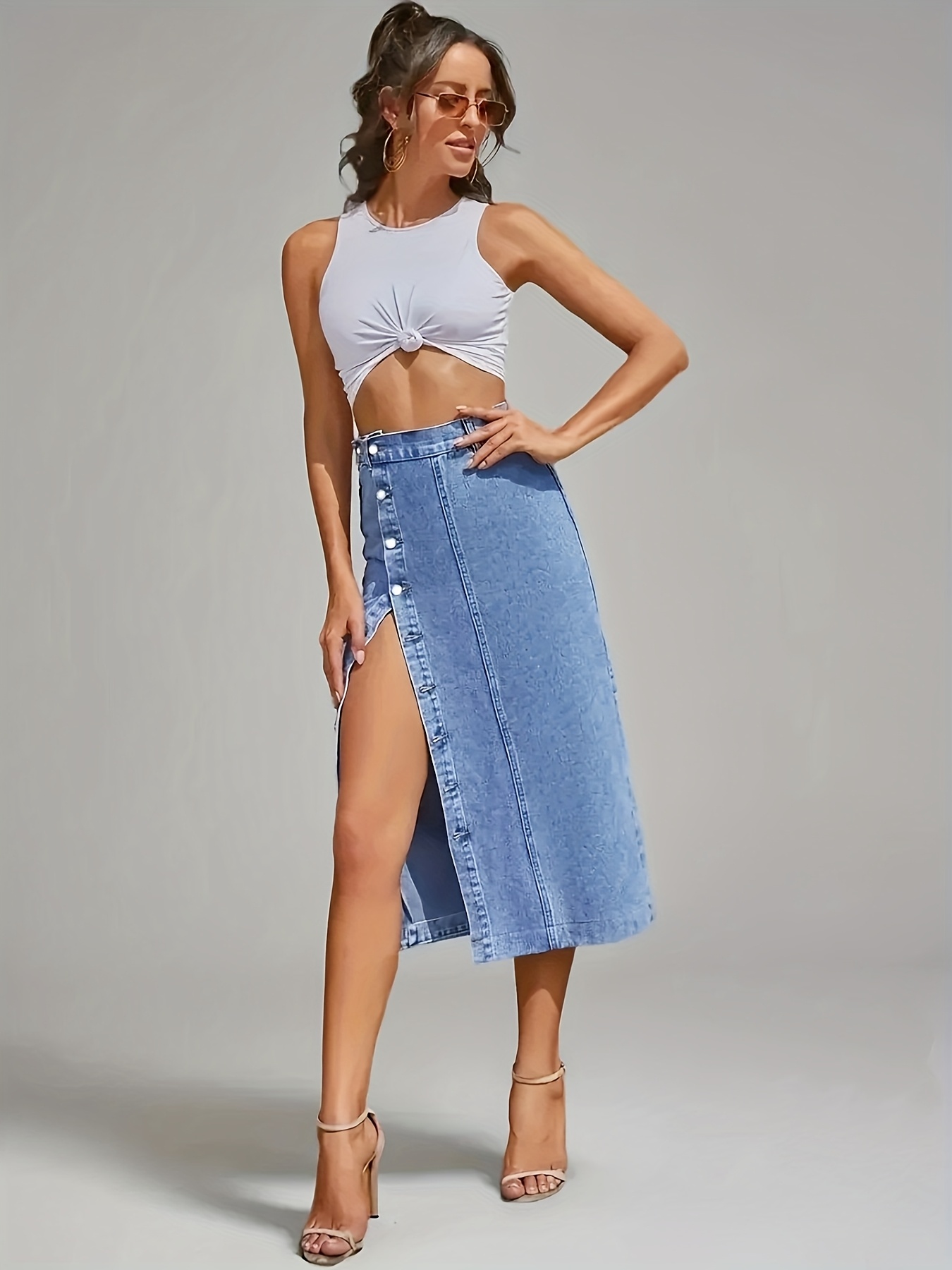 dieselダメージデニムミニスカート ライトブルー ダメージデニムミニスカート ライトブルー dieselダメージ