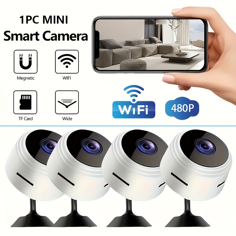 1pc wireless   camera 2 4ghz wifi 480p usb rechargeable no sd card motion detection remote view   recording indoor outdoor home office and pet nanny monitor