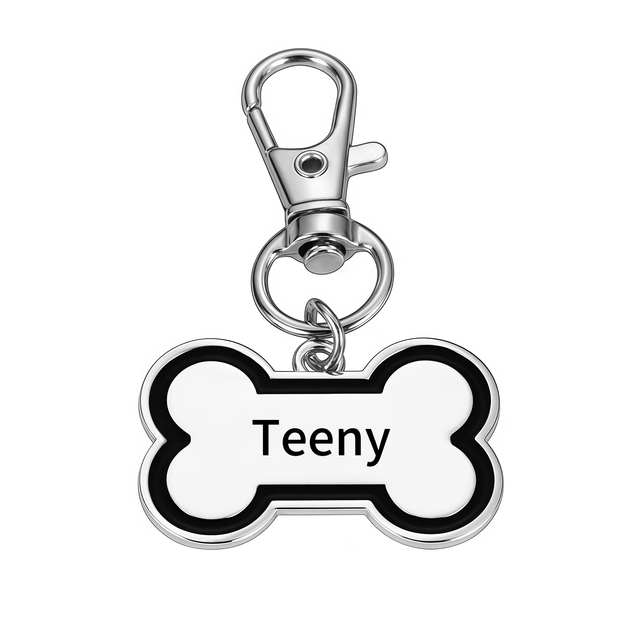 TEMU 1pc Personalized Custom Dog Tag For Small To Medium Dogs - Diy Pet Id Tag