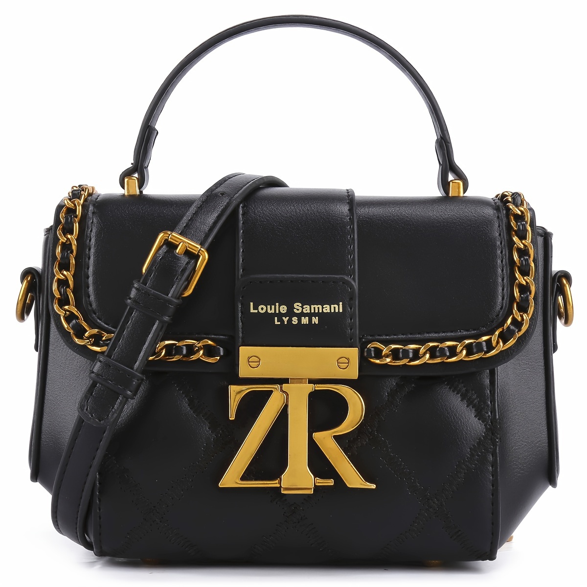 

Mini Fashion Quilted Crossbody Bag, Metal Decor Shoulder Bag, Women's Trendy Handbag & Purse