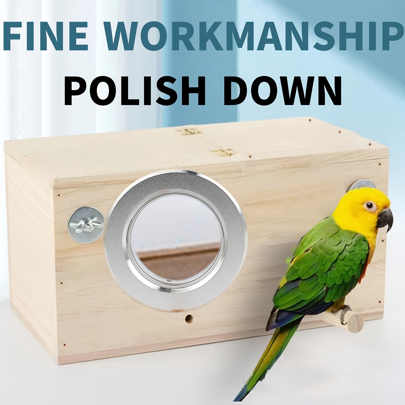 parakeet nesting box bird nest breeding Temu Germany