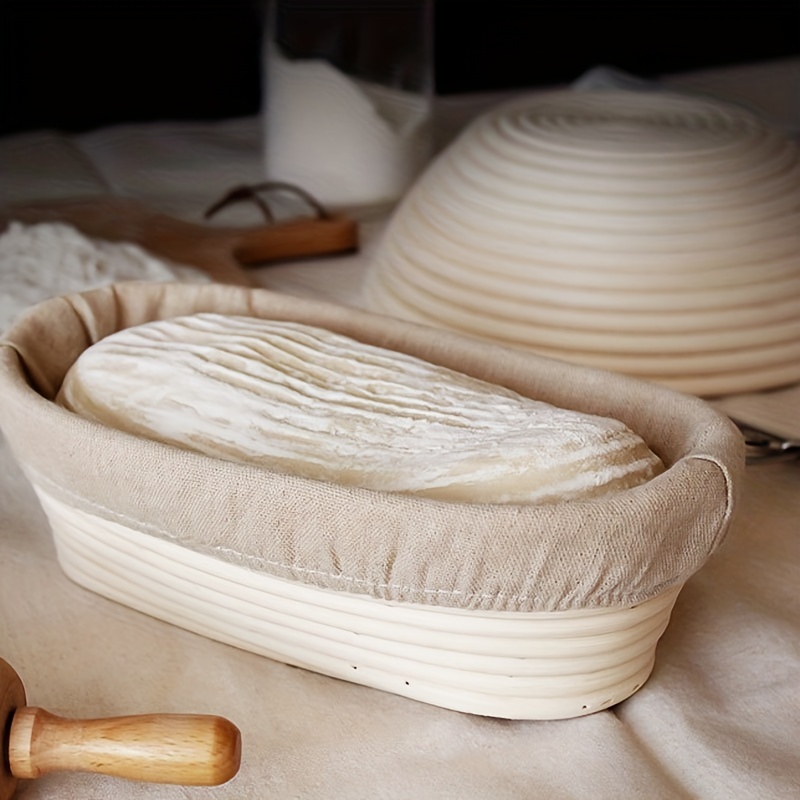 Cestino per la lievitazione del pane cestini per il pane in vimini in  Rattan naturale fermentazione della pasta pasta madre cestino per il pane  Banneton strumento per la cottura