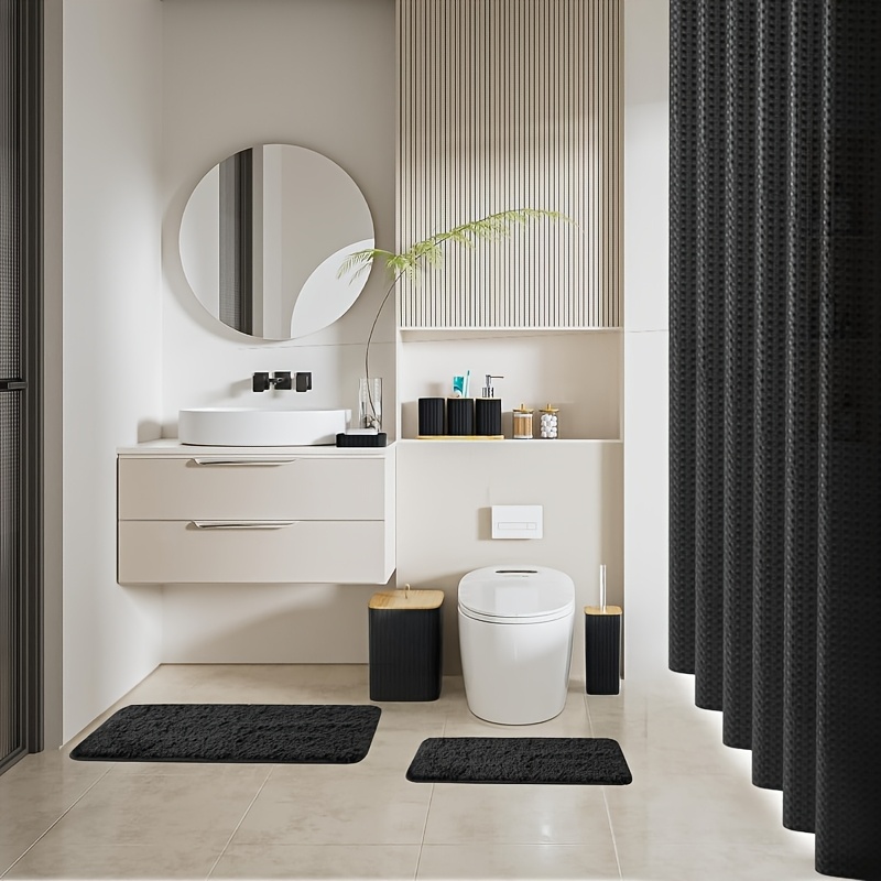 MSV Badkamerset , 6 delige badkameraccessoires, zeepdispenser , wc