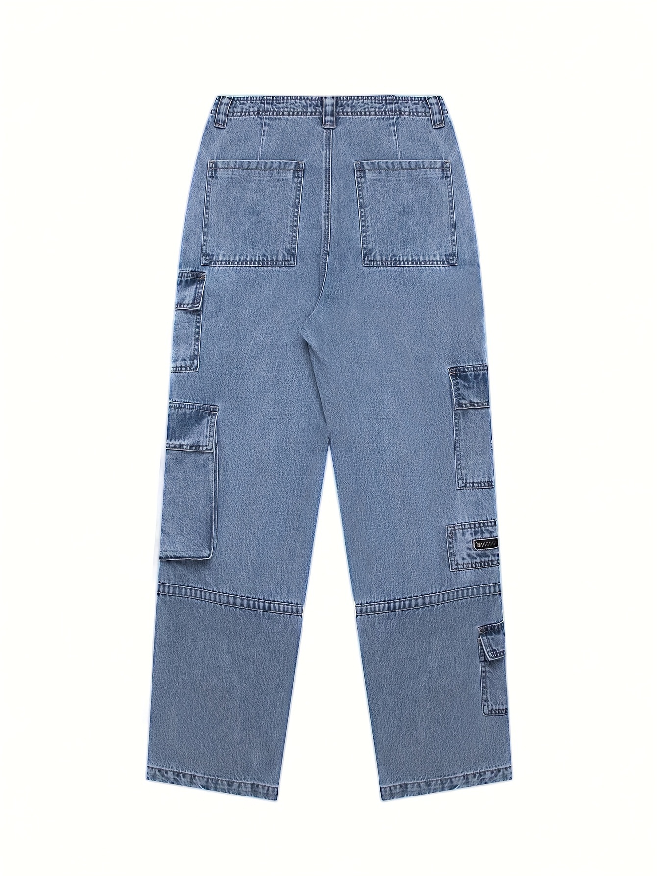 nvfelix vintage inspired y2k cargo denim pants women high - Temu