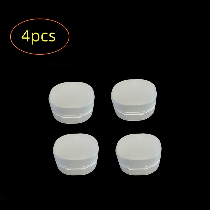 4pcs Makeup Pad Storage Box, Makeup Pad Box, Portable Travel Seal Suitable For Makeup Remover Balls, Durable Bathroom And Dressing Table Storage