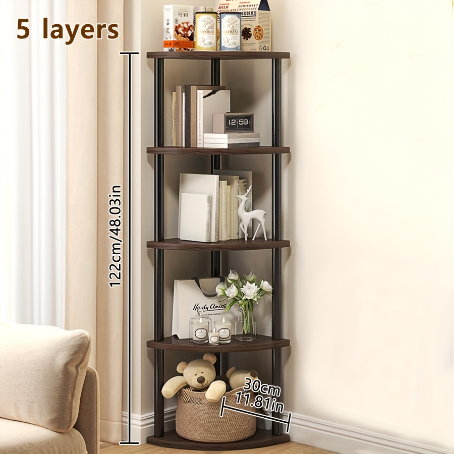 TEMU Étagère Toutes Saisons pour Intérieur/Extérieur - Support à Plantes Multi-Niveaux Robuste - Rack en Fer Forgié de Place pour Plantes, Herbes &