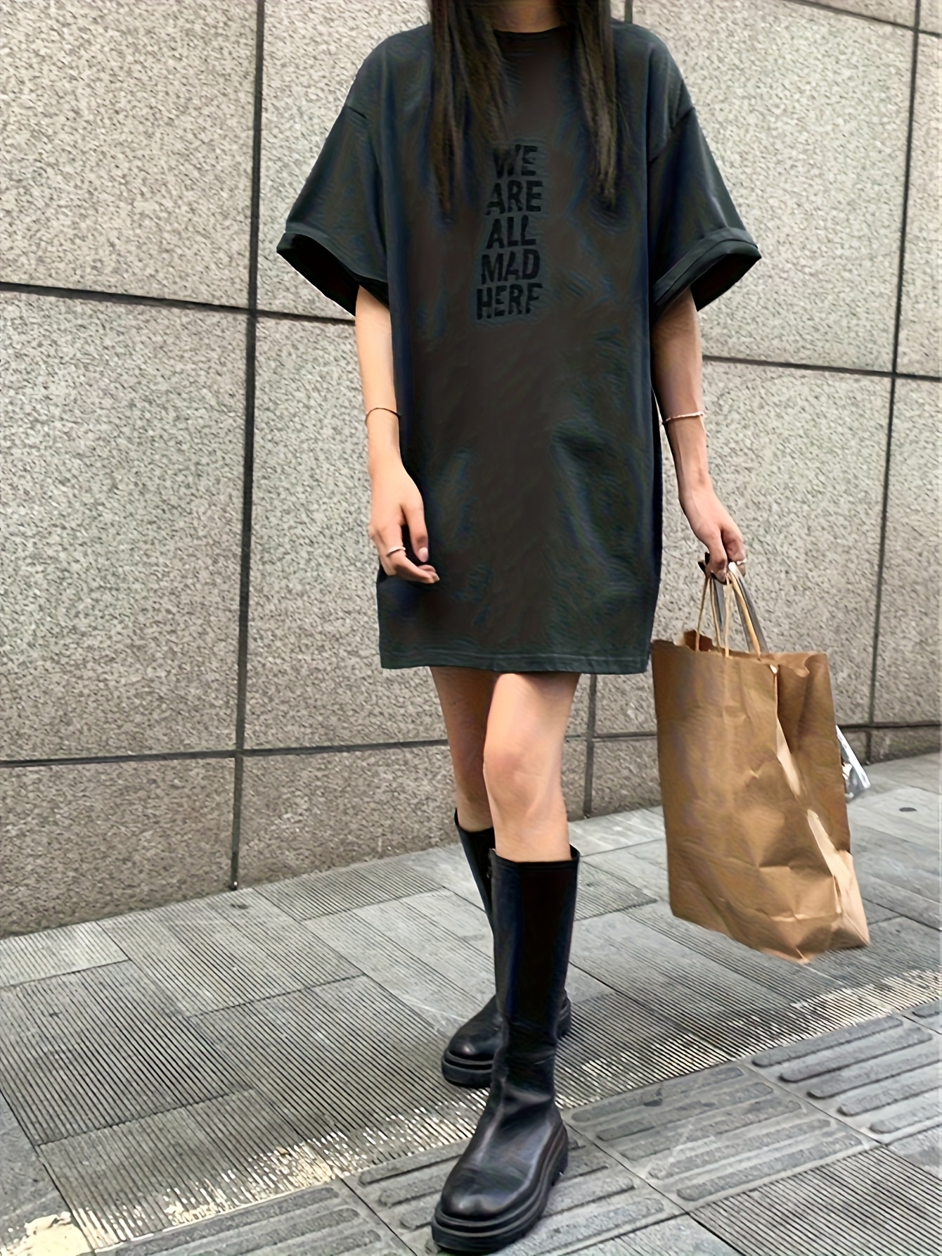 open lace back dress Oversized T-Shirt Dress Journey Vintage by Lauren Moshi – Rolling Rack  Boutique