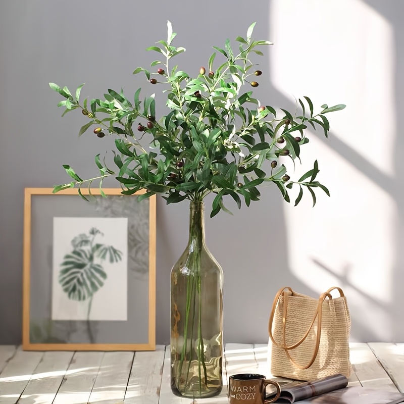 1 Stck Moderne Knstliche Olivenbaum-Lampe mit Realistischen LED-Zweigen &  Blttern - Batteriebetrieben (Nicht Enthalten) Steckerfrei fr Innenrume,  Schreibtisch * Hochzeit, Party, Mediterrane Deko ...