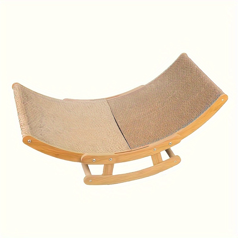 TEMU Cat Scratching Board Bed Cardboard Cat Scratcher Lounge Corrugated Cat Scratch Pad 2 In 1 Kitty Scratches Lounger Furniture Protector For Indoor Kittens Grinding Claw