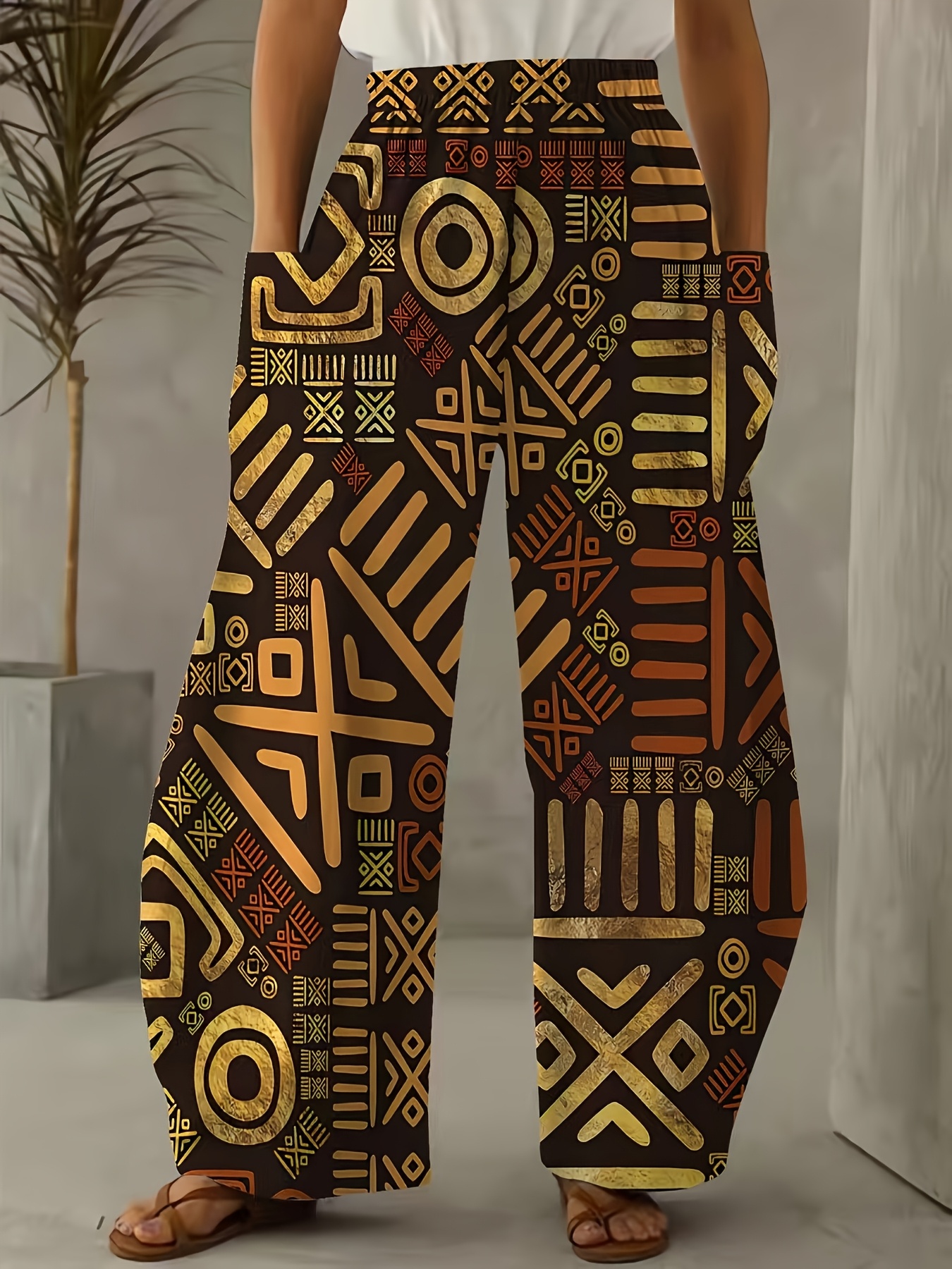 アメリ ヴィンテージ GEOMETRIC PATTERN LOOSE PANTS Ameri（アメリ）の「GEOMETRIC PATTERN LOOSE PANTS（その他