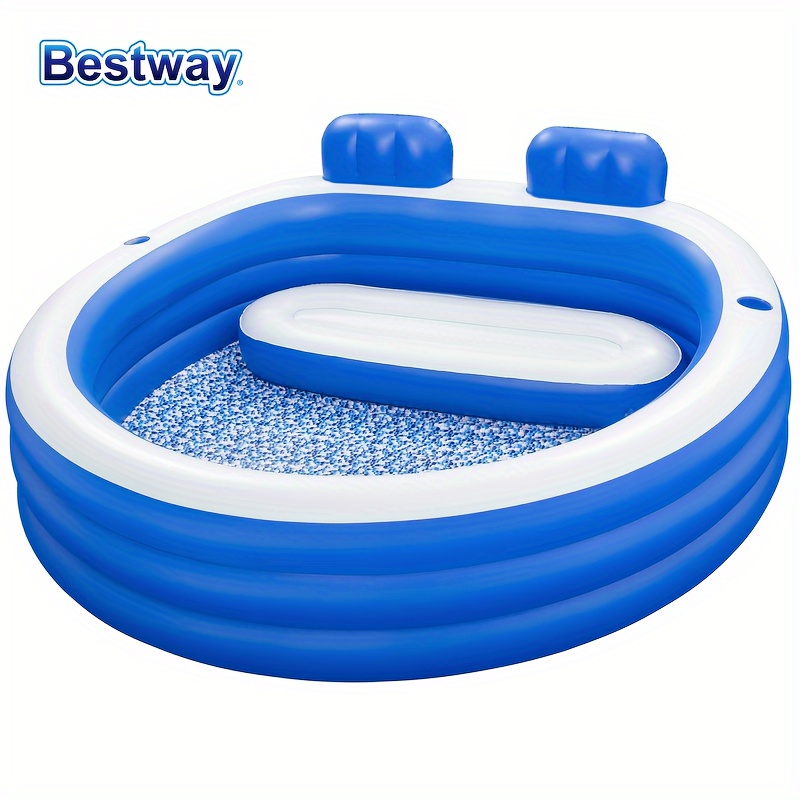 Inflatable Swimming Pool Inflatable Family Pool Blow - Temu