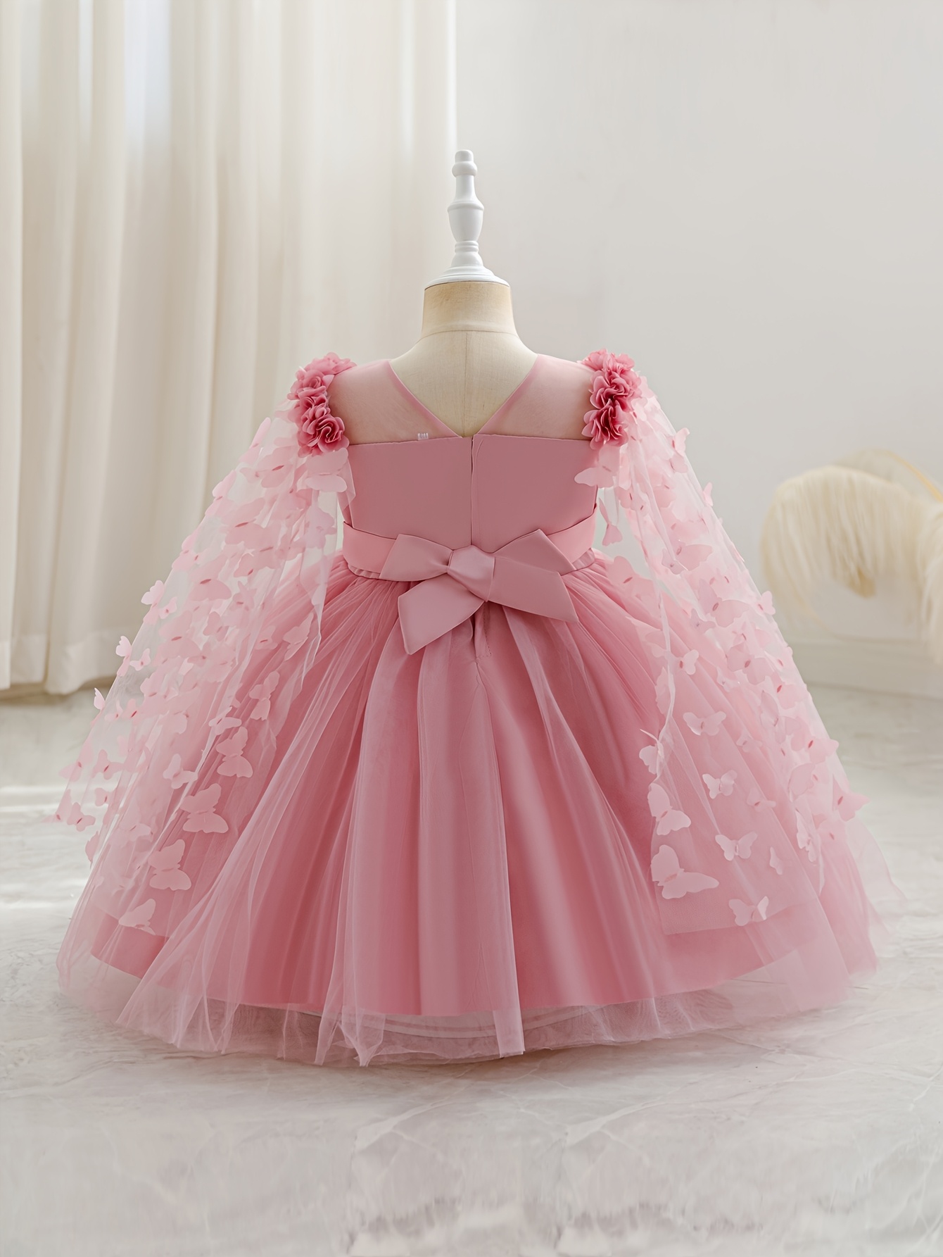 strapless open back dress Wooden Magnetic Dress Up Doll main image 1