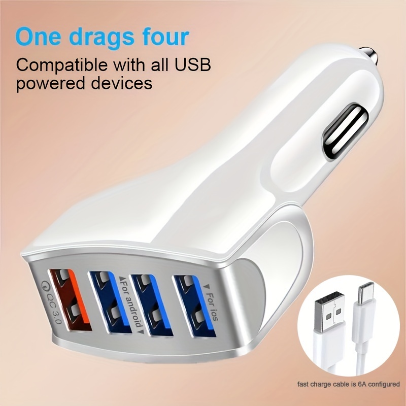 UGREEN Isqueiro USB-C 40W PD Carregador de carro USB-C Carregador de carro  com cabo de carregamento de 60W Compatível com iPhone 14, 14 Pro, 14 Pro  Max, iPad Pro, Galaxy S22, S21