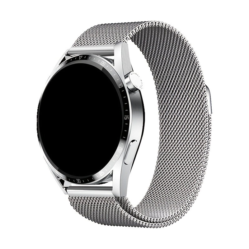 Image of 20mm 22mm Premium Stainless Steel Milanese Bands For Galaxy Watch 6/5/4, Active 2, Watch 4 Classic, And Galaxy Watch 3 - Magnetic Loop Strap, Comfortable And Durable Wristband For Men And Women