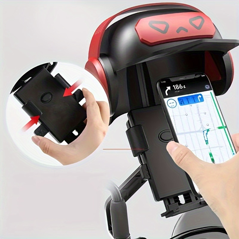 Small Helmet Phone Holder Motorcycle Electric Vehicle - Temu