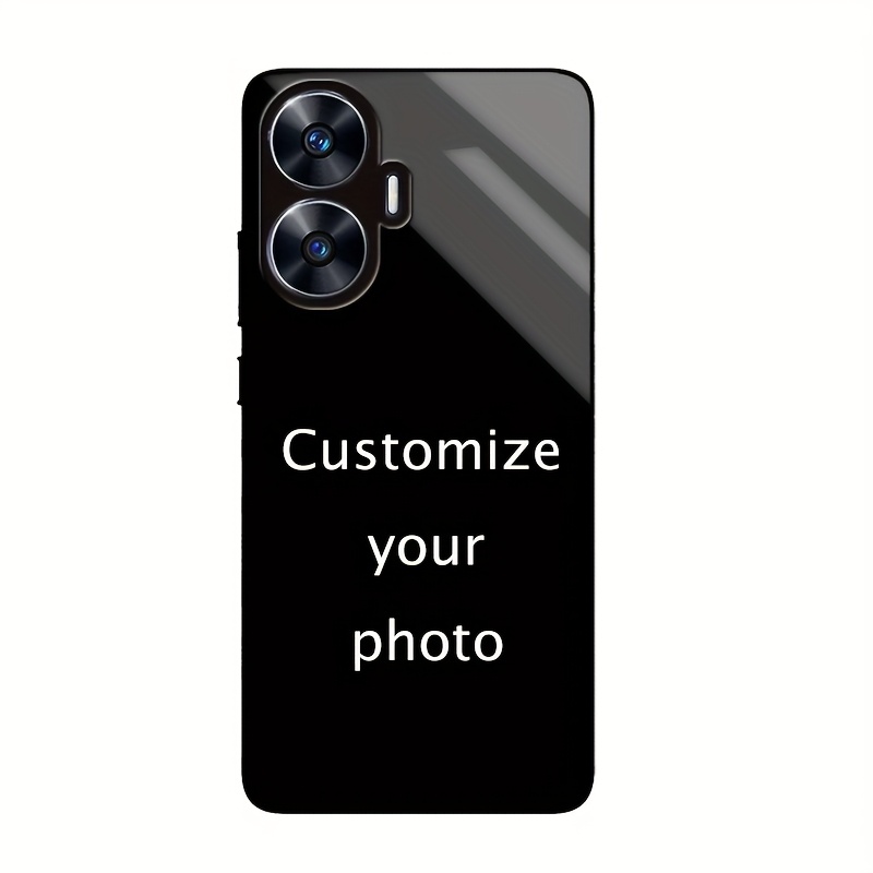 TEMU Custodia per telefono - Custodia personalizzata con foto a motivo per OPPO Realme C75/C67/C65/C61/C55/C53/C35/C33, Registrazione di fai-da-te