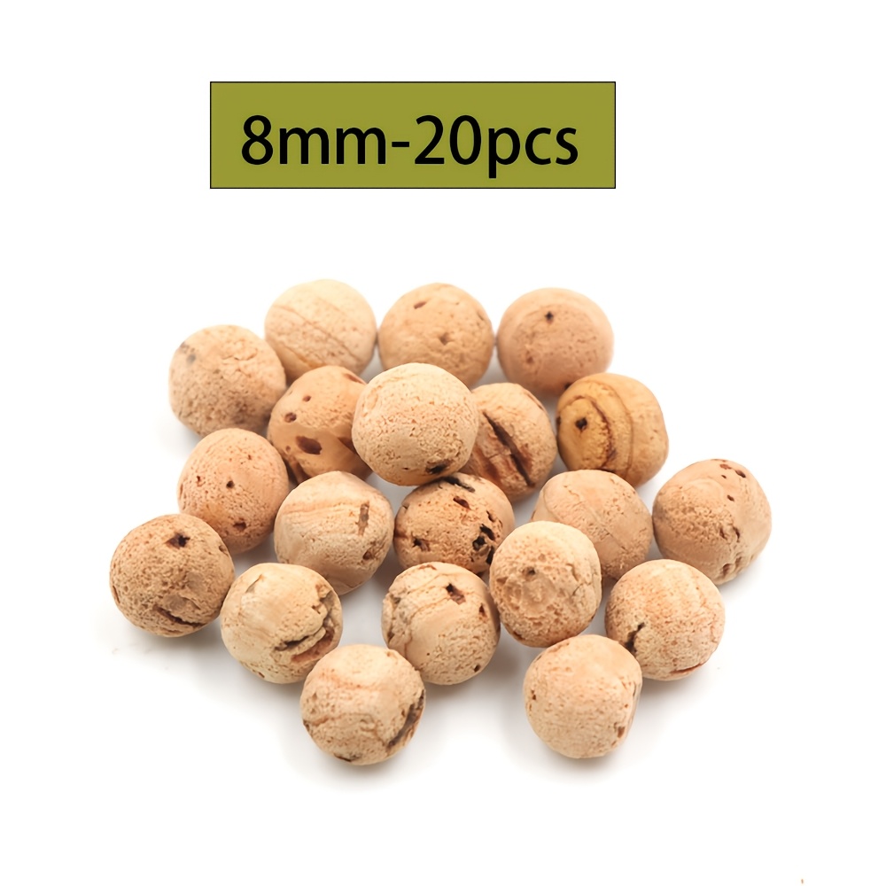 Image of 20pcs Floats Ball Unfill Beads Beans Carp Fishing Boilies No Smell Lure Floating Bottom Hair Rig Popup Fishing Bait