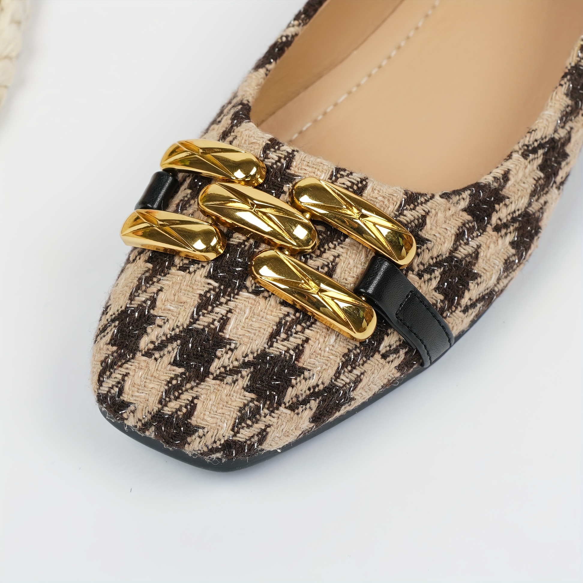 Women's Flat Square-Toe Professional Shoes, Women Shoes