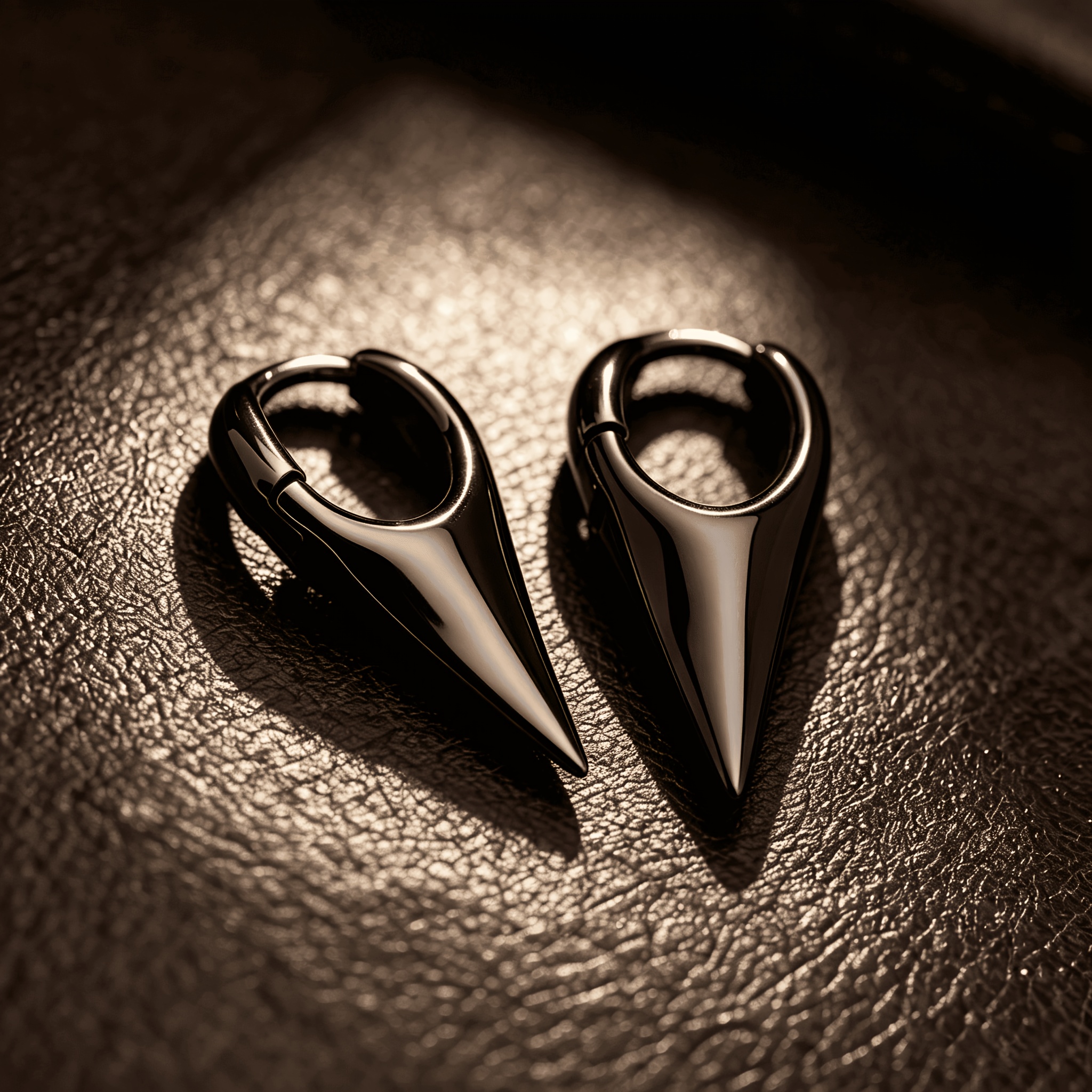 TEMU 1 Paire de Boucles d'Oreilles Style Gothique Unisexe Bijoux Dents de Fier Fier Homme Tendance Femme Tendance Boucles d'Oreilles