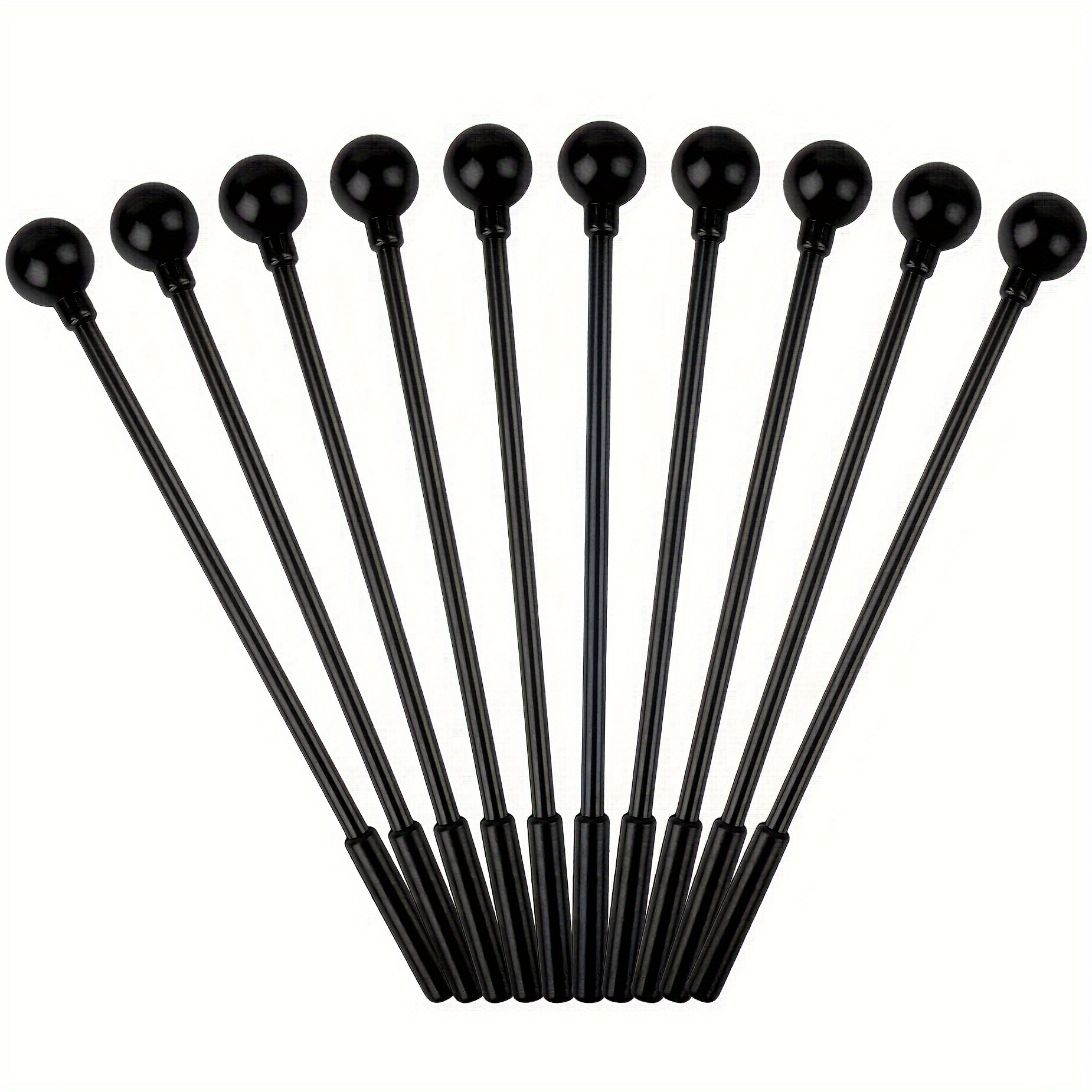 TEMU Ensemble de 10 de batterie en plastique pour batterie à main, un instrument de musique