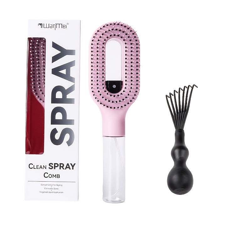 2pcs Spray Hair Brush Set with Hollow Vented Fast Drying Brush