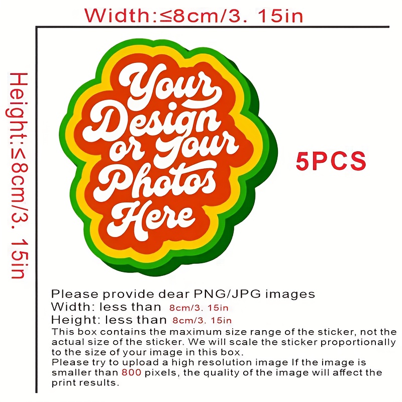 TEMU Custom Photo, Text, Logo Personalized Dtf Heat Transfer Service - High-quality A-grade Vinyl For T-shirts, Sweatshirts, Bags, Hats, Pillows -