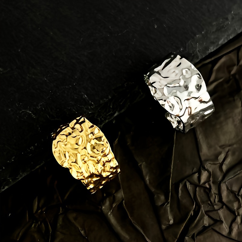 

Unisex Fashion And Versatile Stainless Steel Open Rings Holiday Gifts