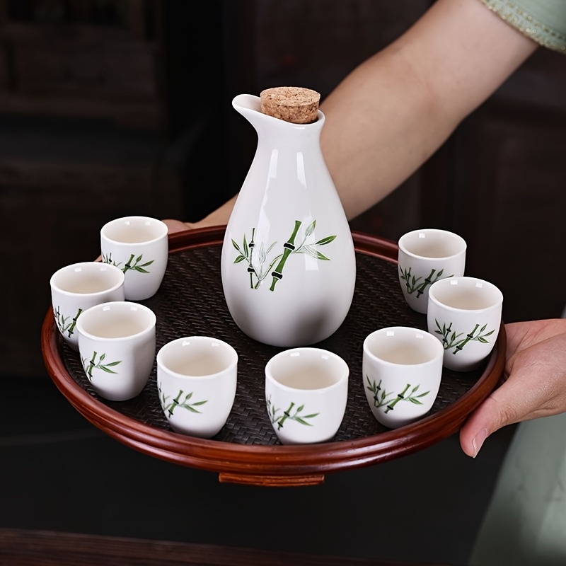 Edit Crystal | 4/6pcs Diamond Crystal Glasses Set Glass Spirits Sake Soju Tea Cup 15ml