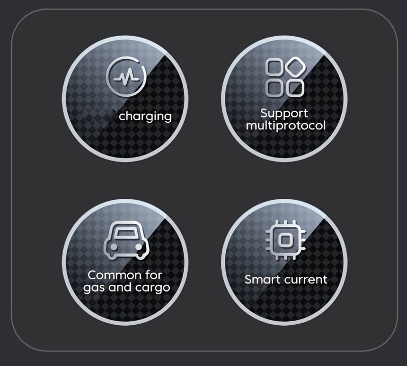 8-In-1 Car Phone Charger Featuring QC3.0 Fast Charging, PD+USB Dual Output, LED Indicator Lights, Compact And Portable Design, Perfect for Both for home And Car Use, Vehicle Charging Hub | Contemporary Charging Station | Space-Saving Charger