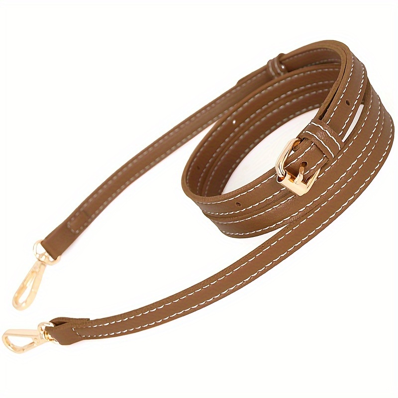 TEMU 1 pièce Sangle de sac réglable pour femme de 1,2 cm de largeur - Bandoulière/Sangle à épaule unique adaptée aux petits sacs, sacs à dos fins,