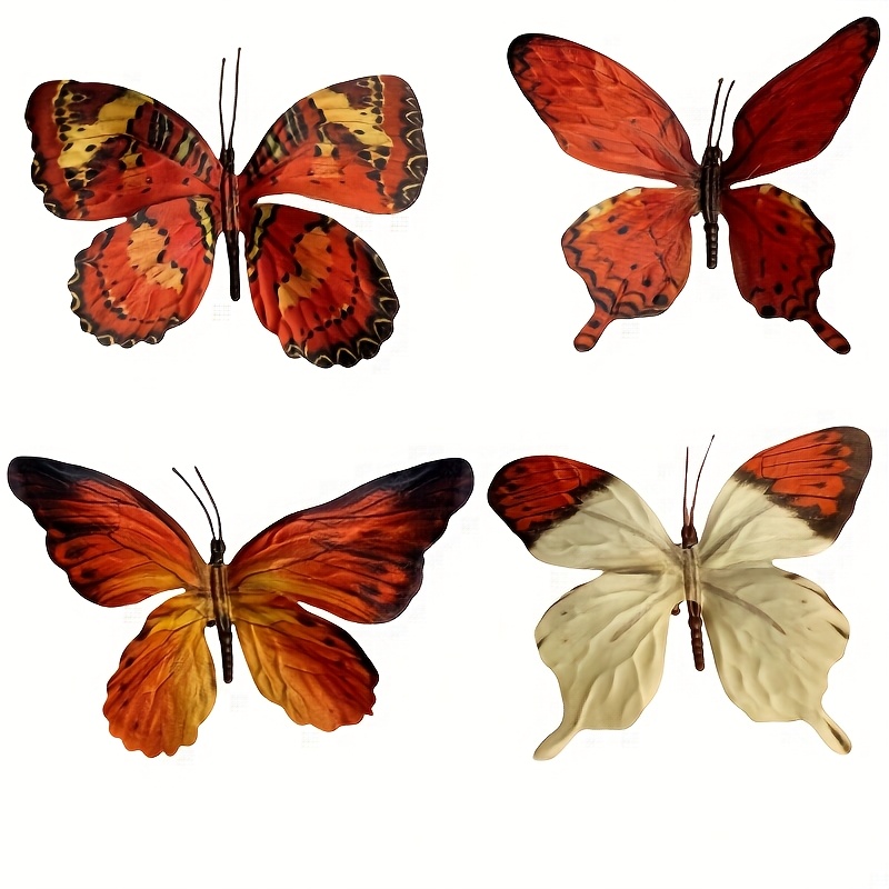 TEMU 4 Pezzi Artificiali Vivaci e Realistiche - 11,5 cm Decorazioni Colorate per Bouquet Fai da Te, Addobbi per di Laurea Boh矇mien, Accessori per la