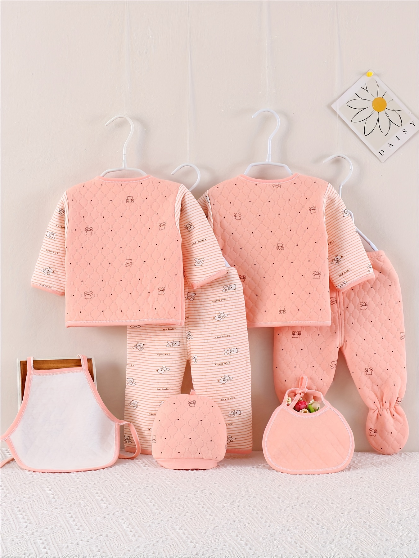 conjunto ropa bebé invierno meses conjunto ropa algodón Temu