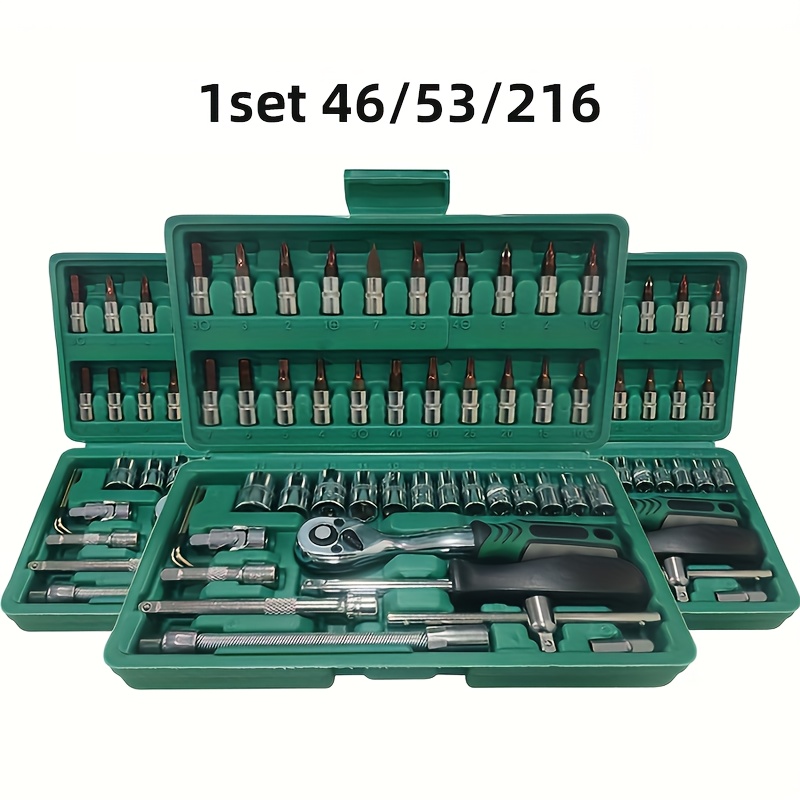 

216/53 /46pcs - - Car Kit , Screwdriver And Portable Car And For Diy Enthusiasts And