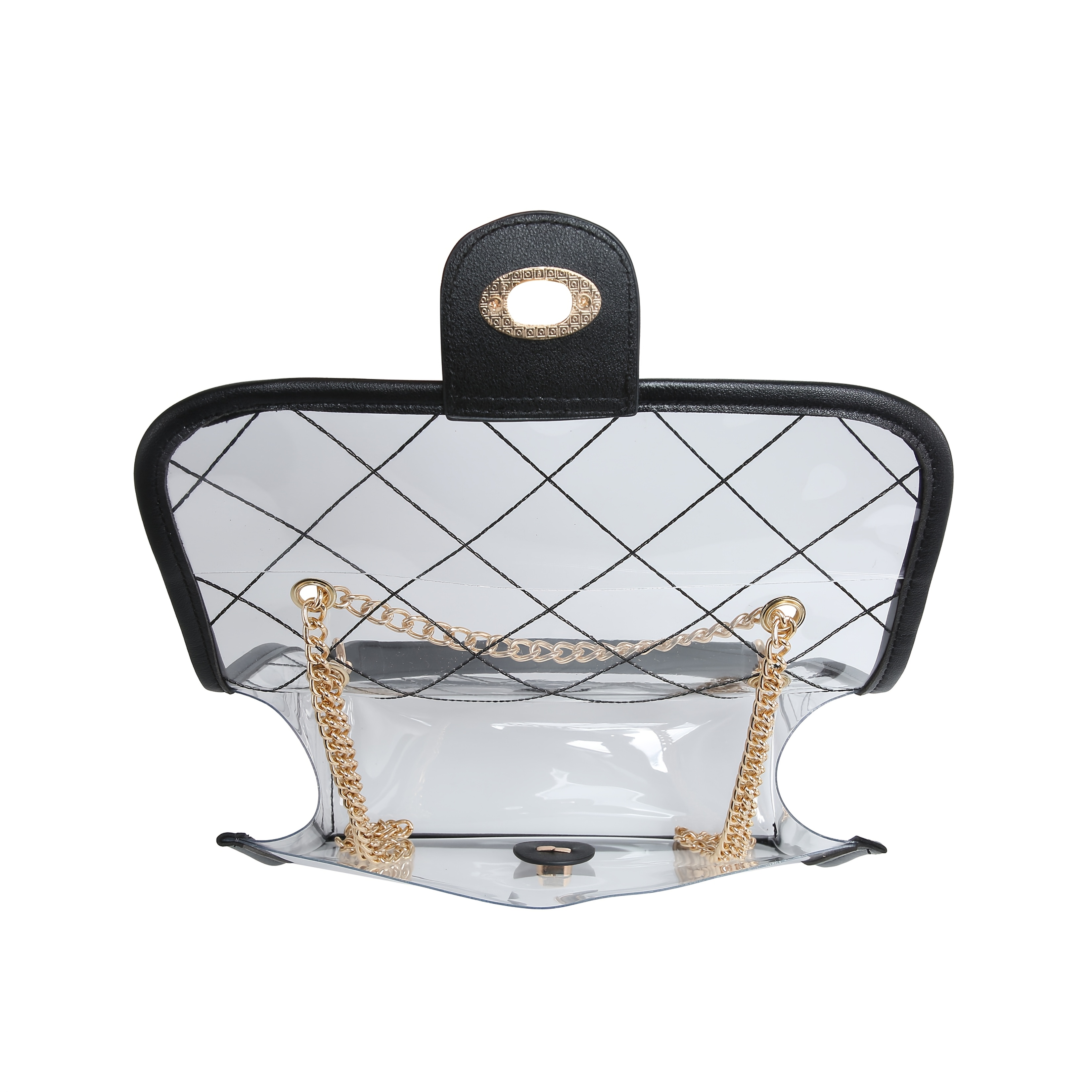 Ragsto transparent crossbody bag close-up
