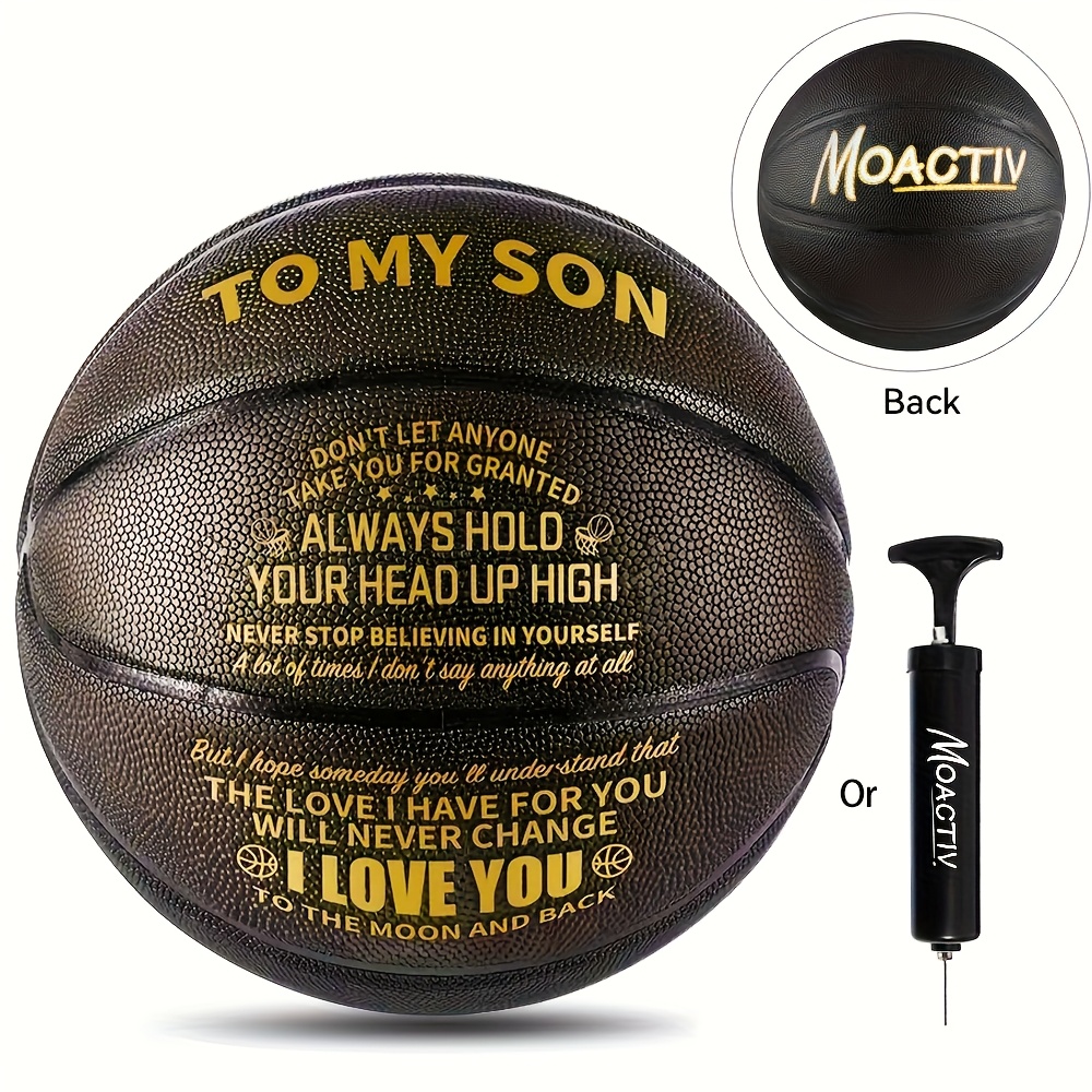 

Moactiv Basketball/pump For Your Son, Ideal Gift For Some Special Occasions Such As Birthdays, Anniversaries, Christmas, International Standard Size