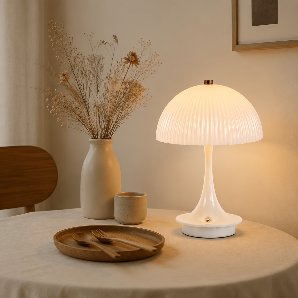 LED Intelligent Rechargeable Desk Lamp with Touch Control