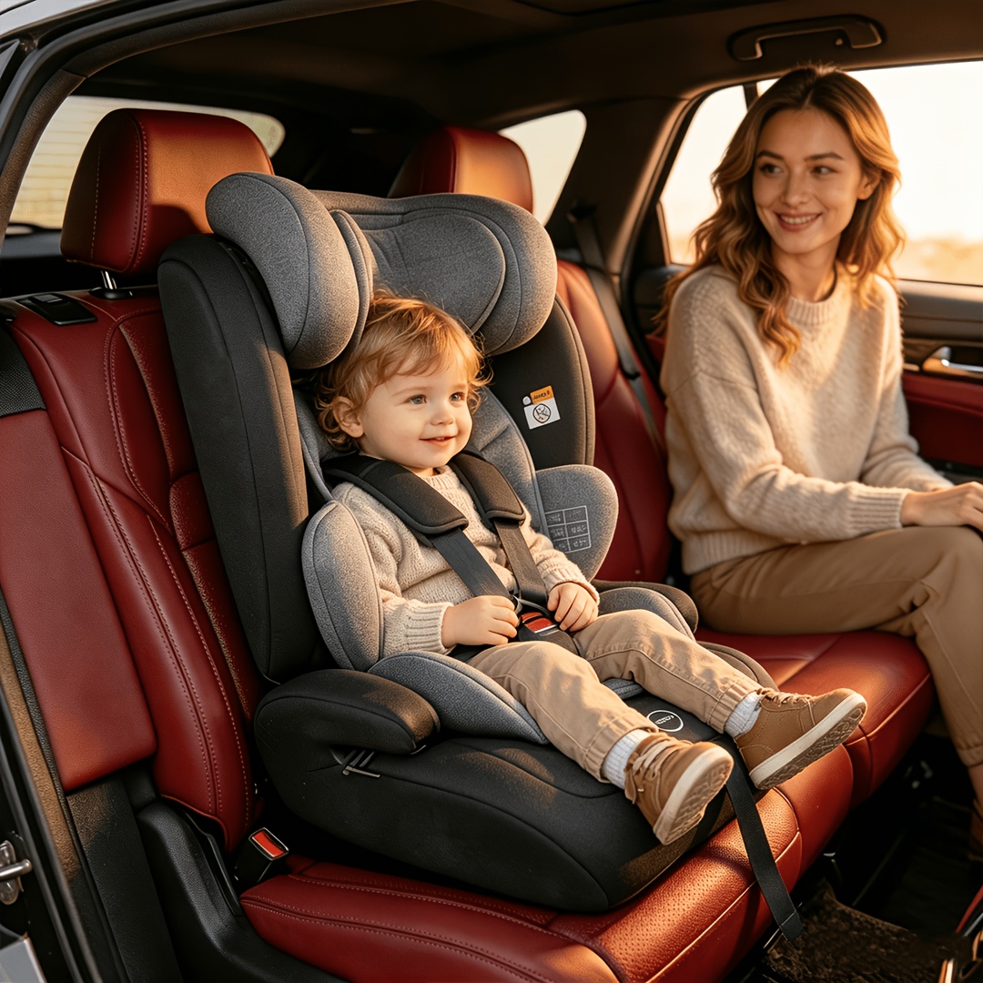 instalación rápida con cinturón de seguridad de 3 puntos | no necesita   | asiento de coche   de 4.2kg para 76-150cm –   para viajes y múltiples vehículos