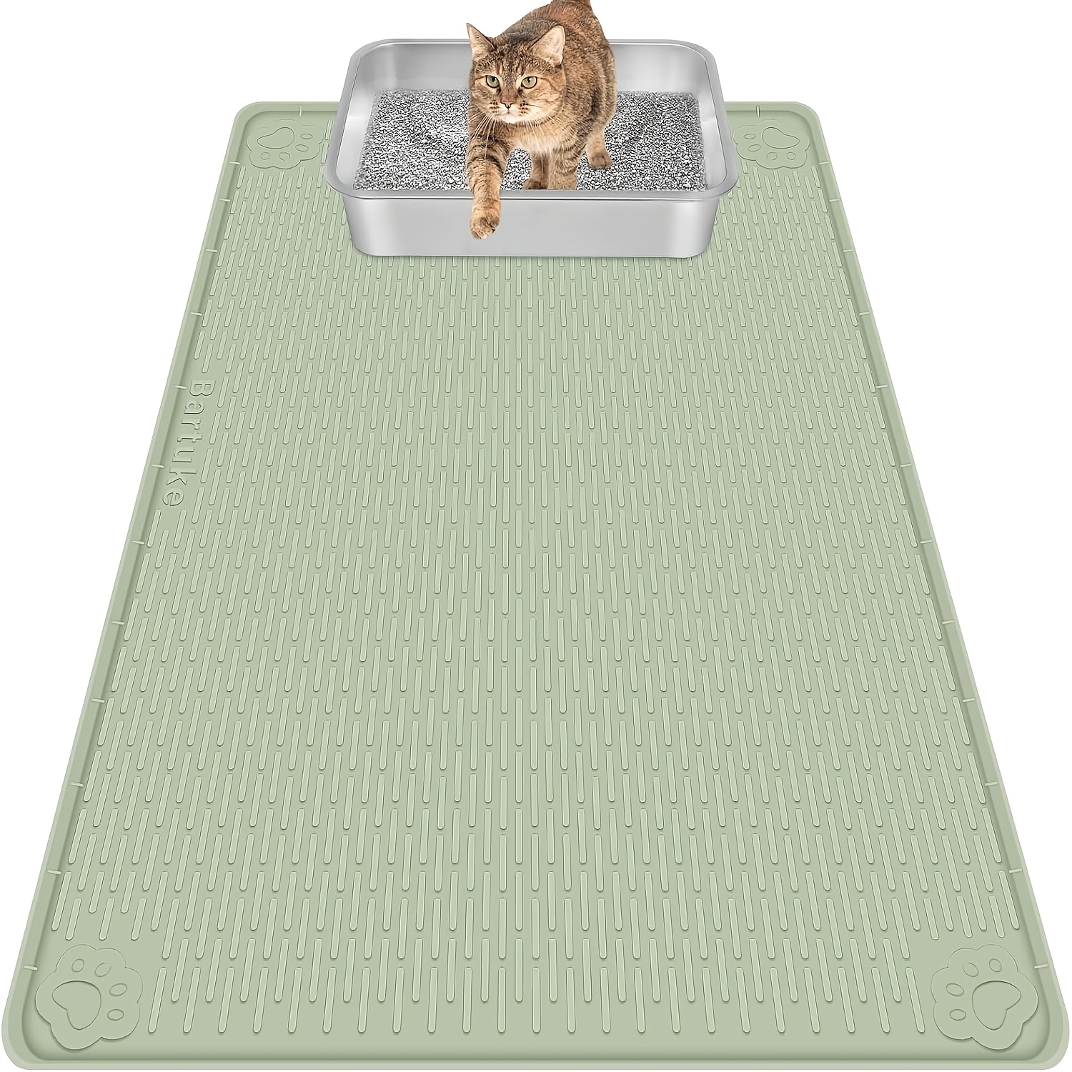 Temu – TEMU Extra Large Silicone Cat Litter Mat Suitable For Control, -friendly Litter Trapping Mat, Easy-clean For Large Litter Boxes, Suitable For Kitty