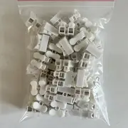 ch-2 quick connect wire terminals - durable steel spring connectors for easy cable clamping, supports 110v-240v 55pcs 11