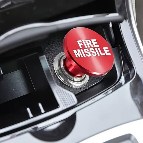 ejection button car car plug 12 volt car car plug replacement car interior decoration suitable for most models car plug plug adopts high quality anodized aluminum material laser engraved characters without battery
