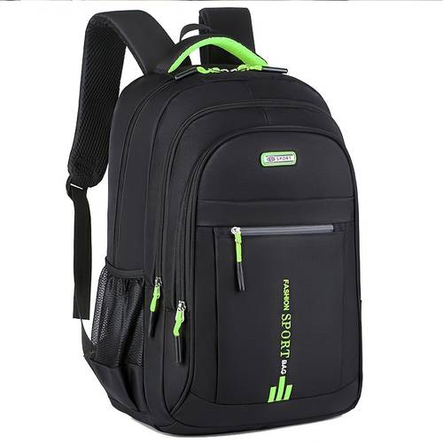high backpack for leisure designed for carrying luggage and computers with zippers