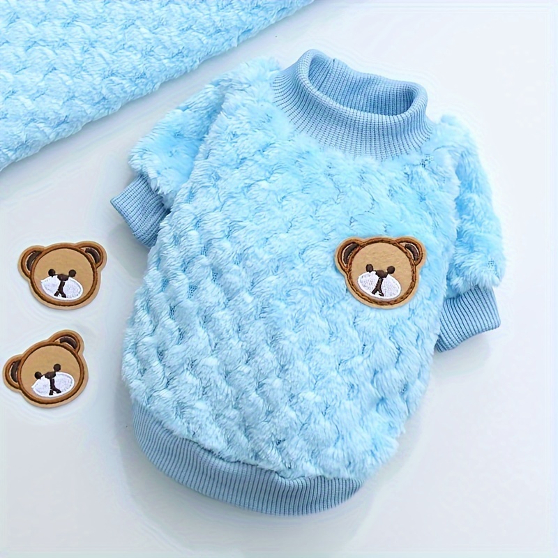 TEMU 1pc Small And Medium-sized Dog Clothes, Cat Pet Clothes, Autumn And Winter Items, Pineapple Vest, Flannel Material, 2 Legged Clothes,