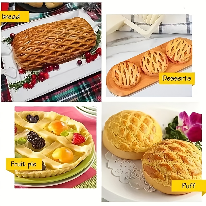 1 buc. sucitor din plastic cu grilă, sucitor pentru pizza, sucitor pentru   de patiserie pentru unelte de coacere, potrivit pentru pizza și biscuiți, sucitor cu grilă, unealtă pentru coacere acasă, sucitor pentru  , unealtă pentru tăierea  ului, ideal pentru coacerea și   7