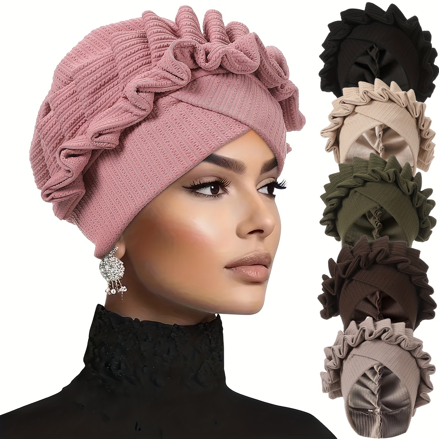 head coverings sold on Temu United States