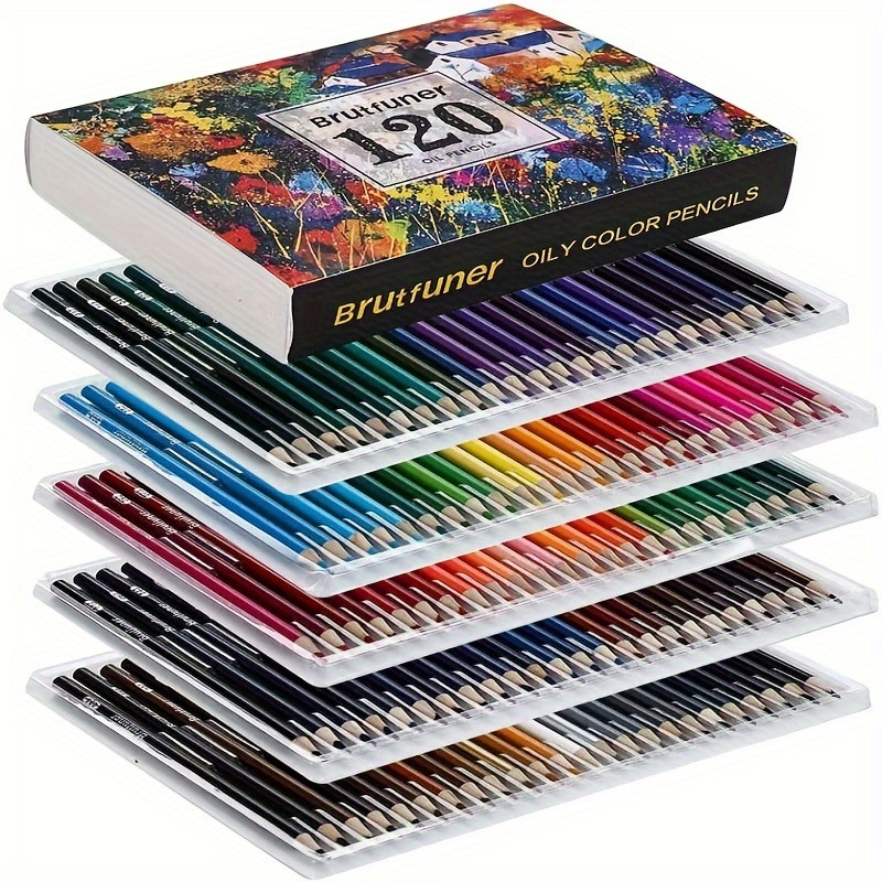 

Premium 120-color Colored Pencils Set For Adults - Pre-sharpened, 0.5mm Lead, Hb Hardness - Ideal For Artists, Professionals & Colorists